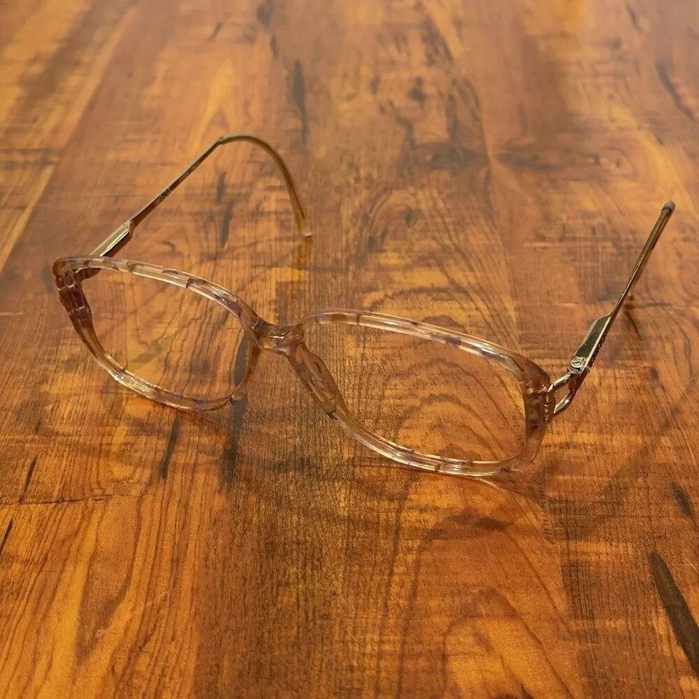 Vintage Gucci GG2188 B16 Clear Acetate with Multicolor Pigment Eyeglass Frames